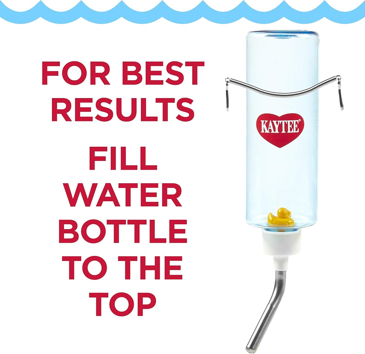 Kaytee Clear View Water Bottle for Pet Gerbils, Hamsters & Mice, 8 oz - Image 6