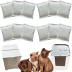 TeurWone activated charcoal filter refills front view for litter box odor control
