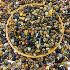 Fantian 5 Pounds Aquarium Gravel front view for fish tanks