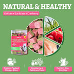 Just Try high protein indoor cat training treats nutritional label and high-protein ingredient details.