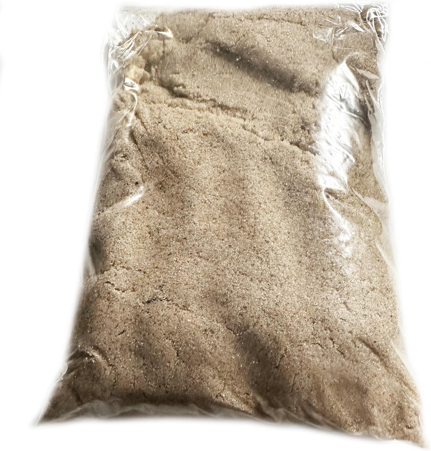 Generic natural decorative real craft sand two pounds bag front view for vase fillers