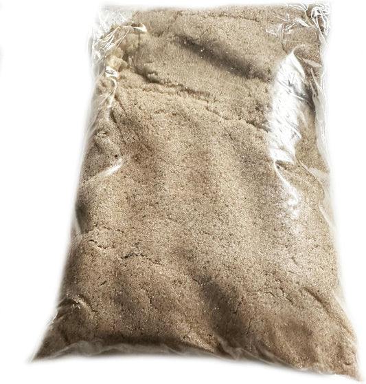 Generic natural decorative real craft sand two pounds bag front view for vase fillers