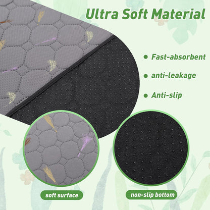 Top view of LWYMX grey feather pattern cage liner