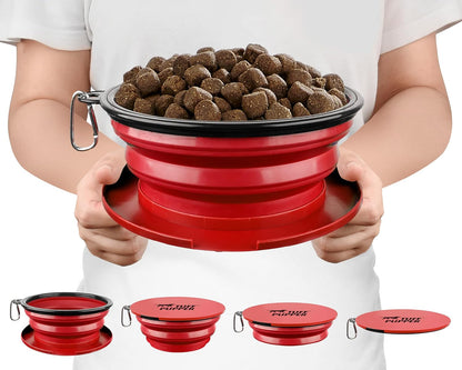 Tuff Pupper SuperBigSlurp Collapsible Dog Bowls, Extra Large Capacity, Portable, Food Safe, Odorless, Non-Toxic Silicone - Image 13