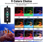 Side profile of AQQA extendable aquarium light brackets