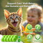 Ten pack cat repellent balls with reusable drawstring mesh bags