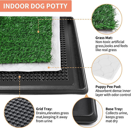 Pick For Life four layer dog litter box system components