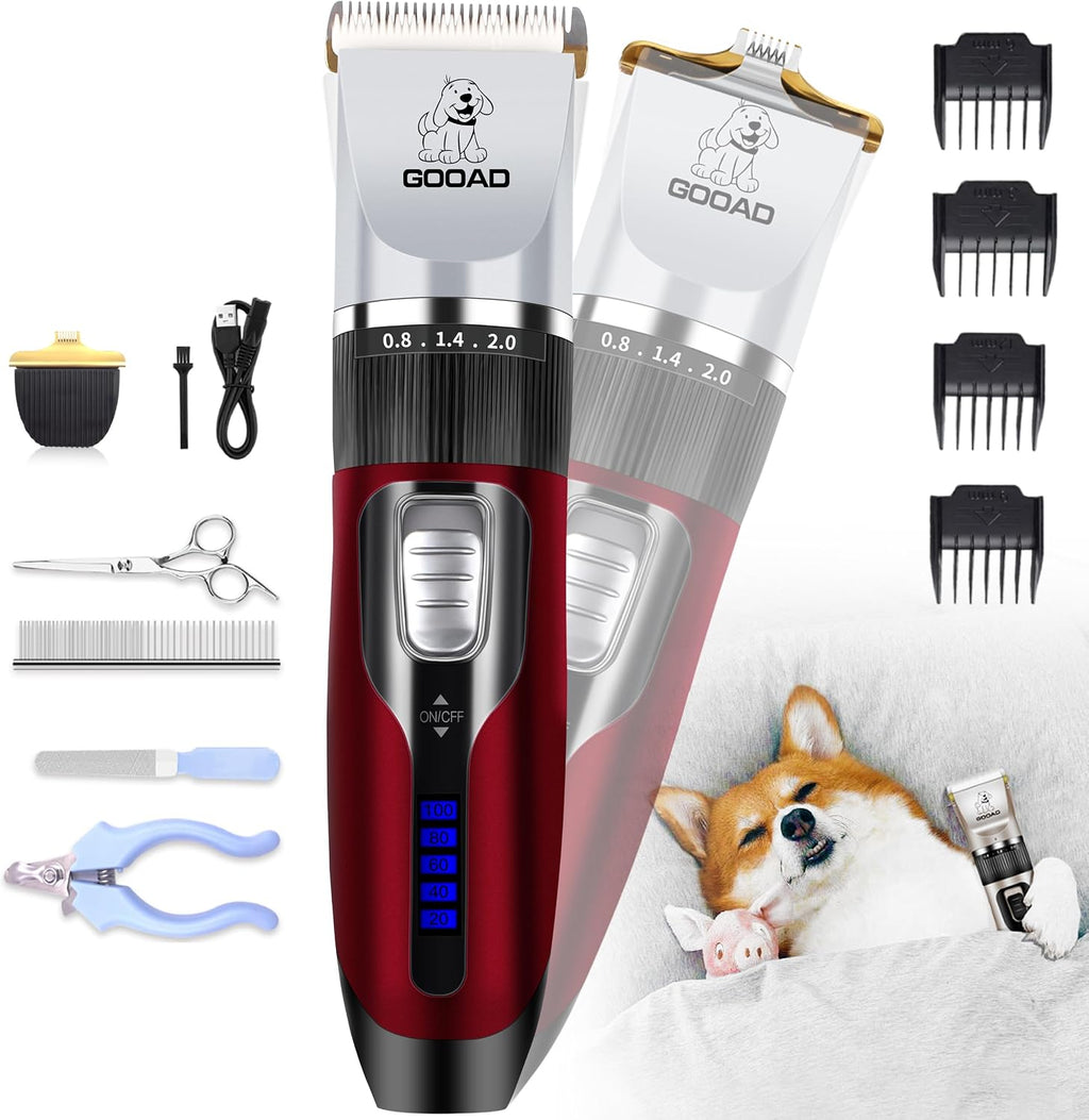 Gooad professional dog trimmer gold and black premium edition