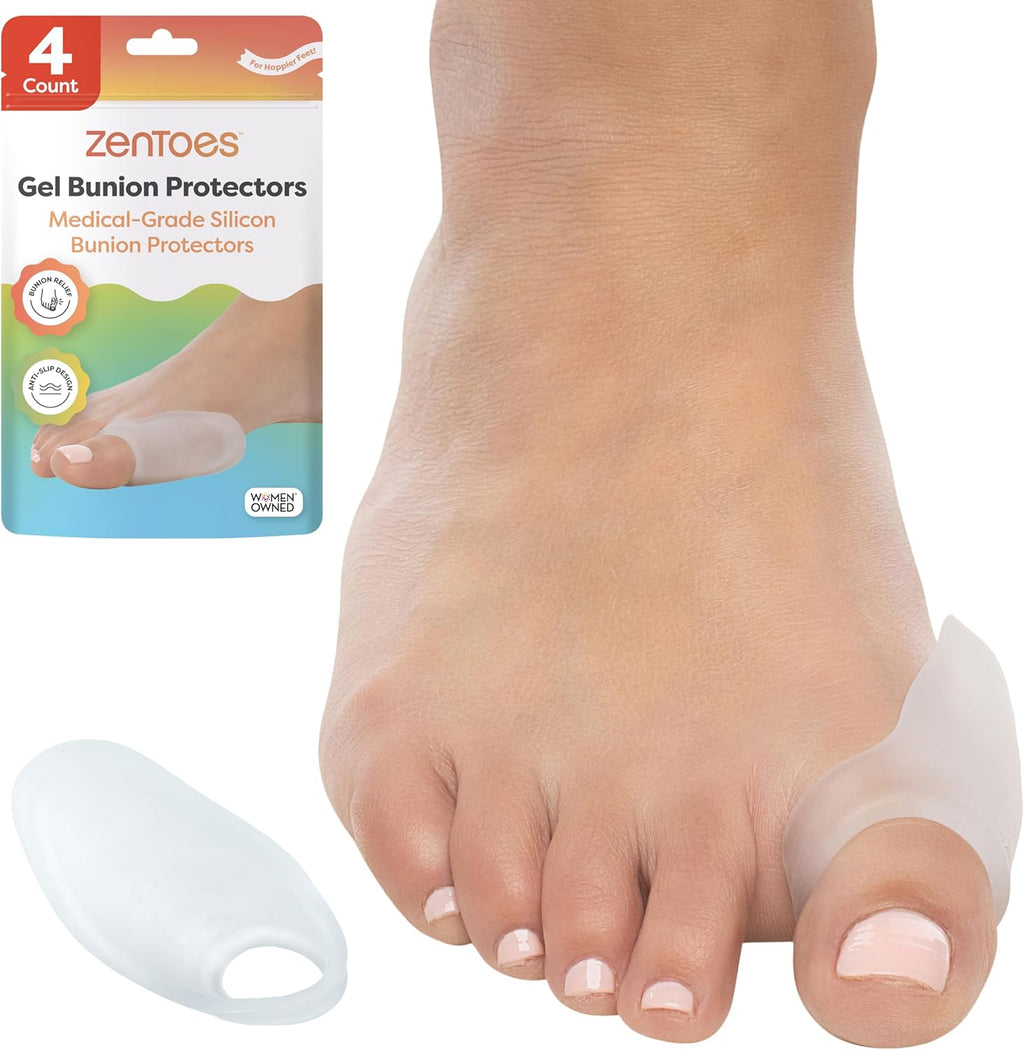 ZenToes Bunion Pads front view medical grade gel cushions