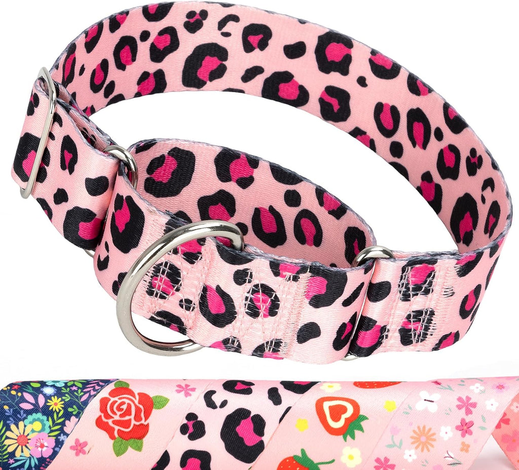 1.5 Inch Wide Dog Collar - No Pull Martingale Collar for Large Dogs, Heavy Duty Adjustable Training Collar for Medium, Large & XL Dogs(Cute Dog L) - Image 15