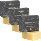 Chagrin Valley Soap & Salve Certified Organic Dog Shampoo and Conditioner - Dog Shampoo Itchy Skin Relief and Puppy Essentials - Natural Handmade Honey & Oats, 3.8 oz Bar Soap - Image 9