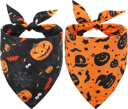 SZEE large dog holiday costume scarf with adjustable knotting length.