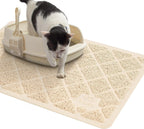 Niubya Premium Cat Litter Mat, Litter Box Mat with Non-Slip and Waterproof Backing, Litter Trapping Mat Soft on Kitty Paws and Easy to Clean, Cat Mat Traps Litter from Box - Image 9