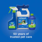 Premium imported Adams flea treatment shampoo for dogs and cats.
