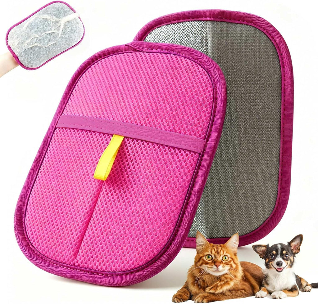 Thickened Pet Hair Removal Glove - Electrostatic Cat Dog Hair Remover Glove, Reusable Magic Brush Pet Hair Remover Tool for Couch, Carpet, and Car Seat (Black,1 Pack) - Image 9