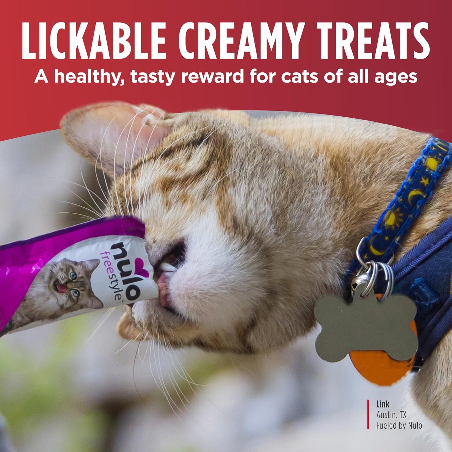 Nulo Freestyle lickable cat treats single tubes showing chicken salmon and tuna flavors