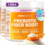 GOBIOTIX Fiber Supplement Powder with Prebiotics for Digestive Health and GLP-1 Support, Soluble Fiber for Gut Health & Debloat, Keto, Vegan, Gluten & Sugar Free, 35 Servings (1 Pack) - Image 10