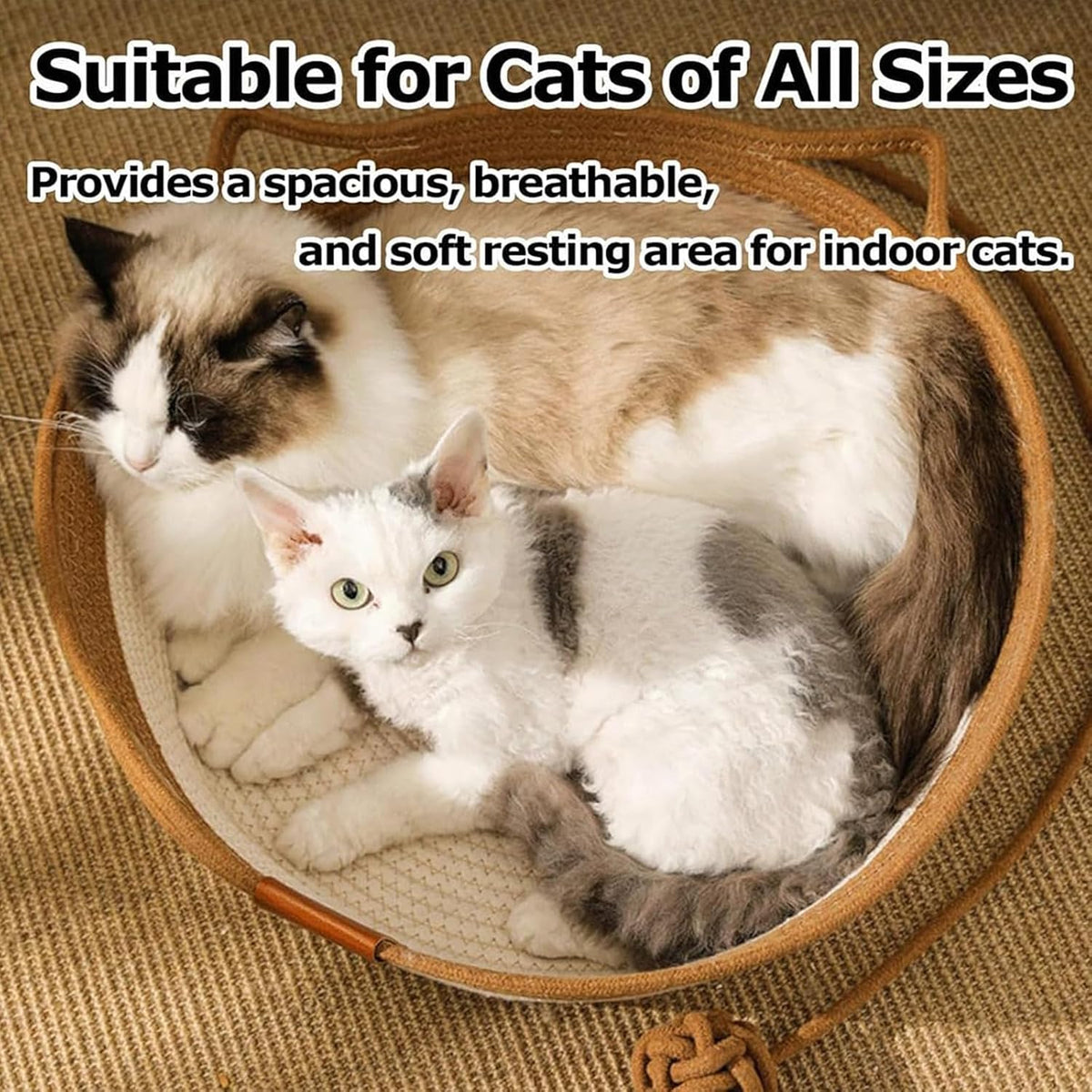 FHKPET breathable weave cat bed design