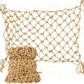 Harernet Jute Hemp Rope Net front view for balcony safety