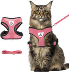 Escape proof cat harness with quick snap buckles top view