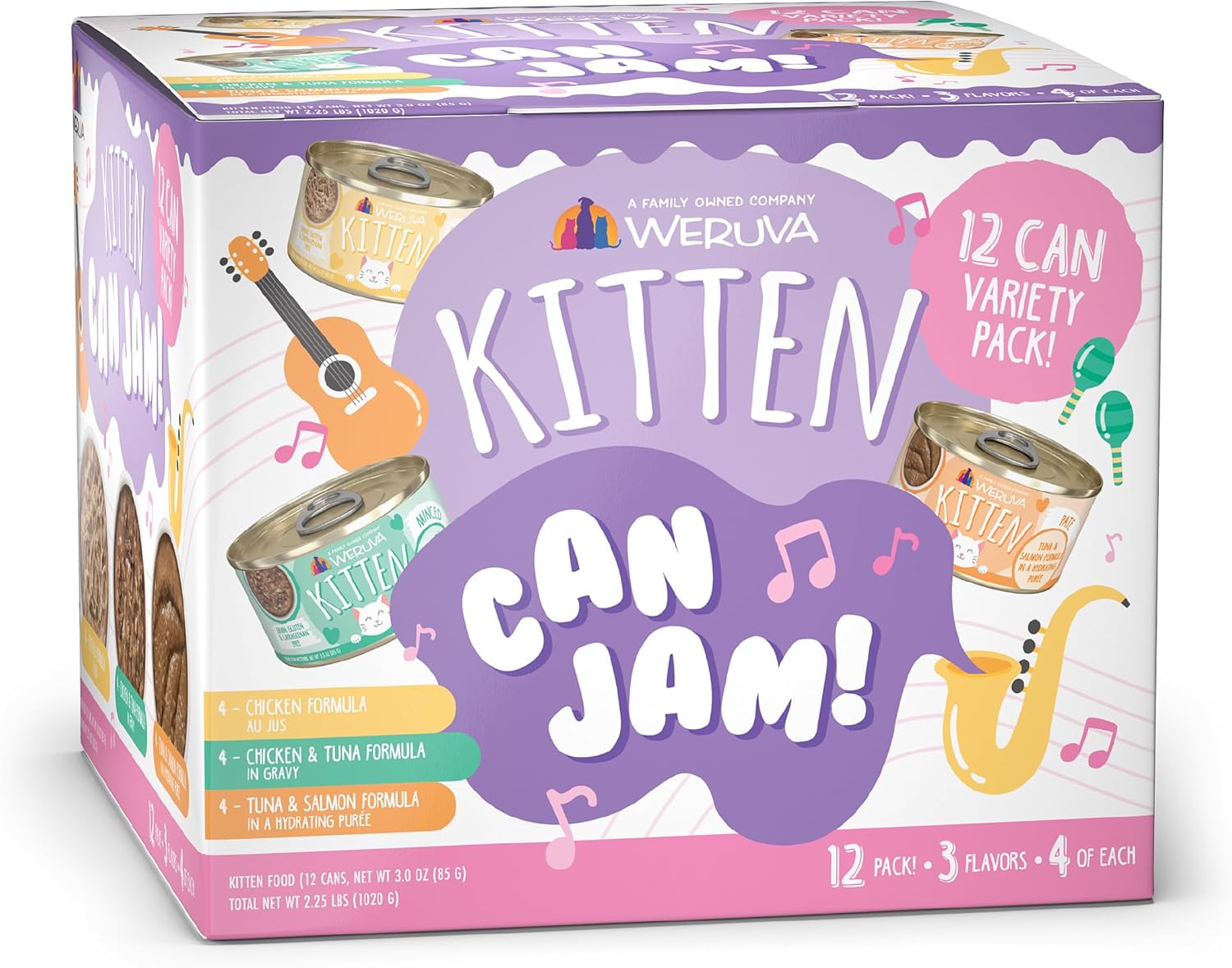 Weruva Kitten, Fur Baby Favorites Variety Pack, 3oz Can (Pack of 12) - Image 14