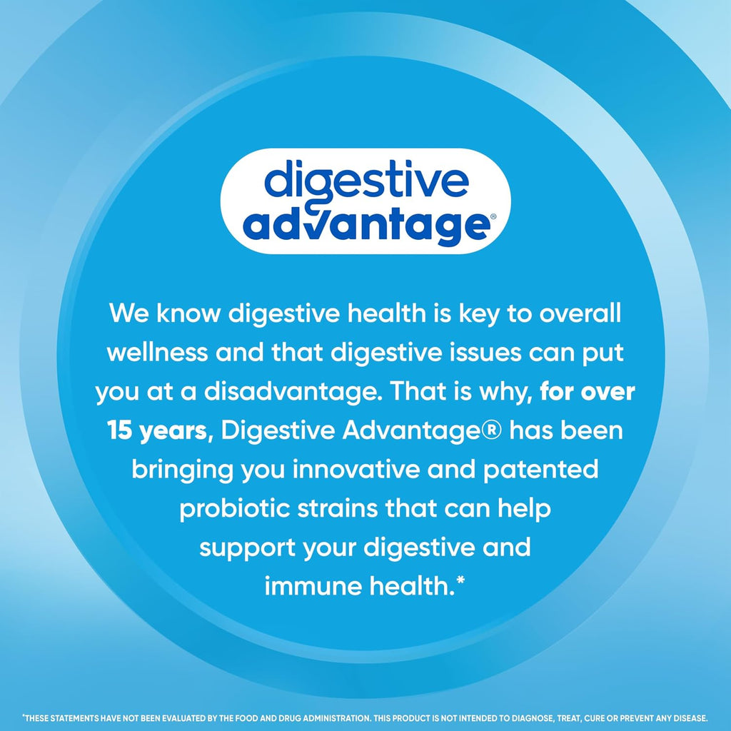 Digestive Advantage daily probiotic gummies 80 count lifestyle shot