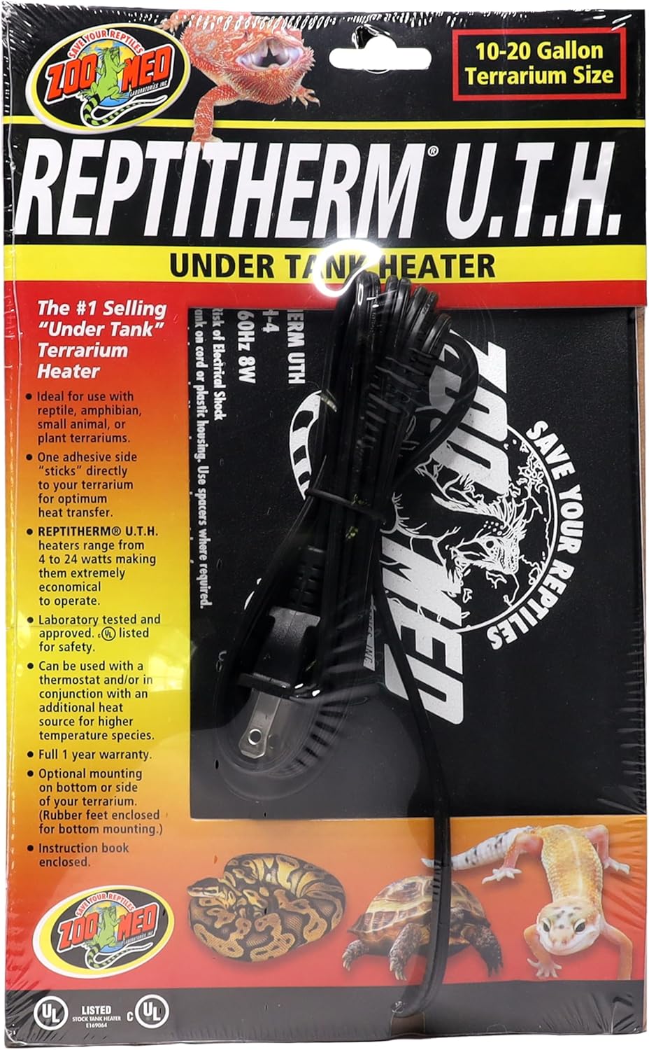 Zoo Med ReptiTherm Under Tank Heater 10-20 gallon unit