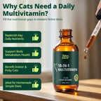 Jazzy Fuzzy cat liquid vitamin with taurine and lysine dropper packaging