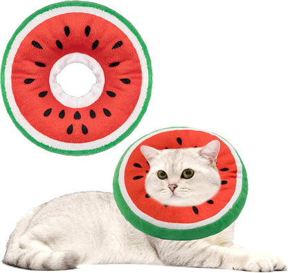 Soft Cat Cone Collar, Cute Cat Recovery Collar Suitable for Small, Medium, Large Cats,Elizabethan Neck Collar for Cats After Surgery (Orange, Small) - Image 11