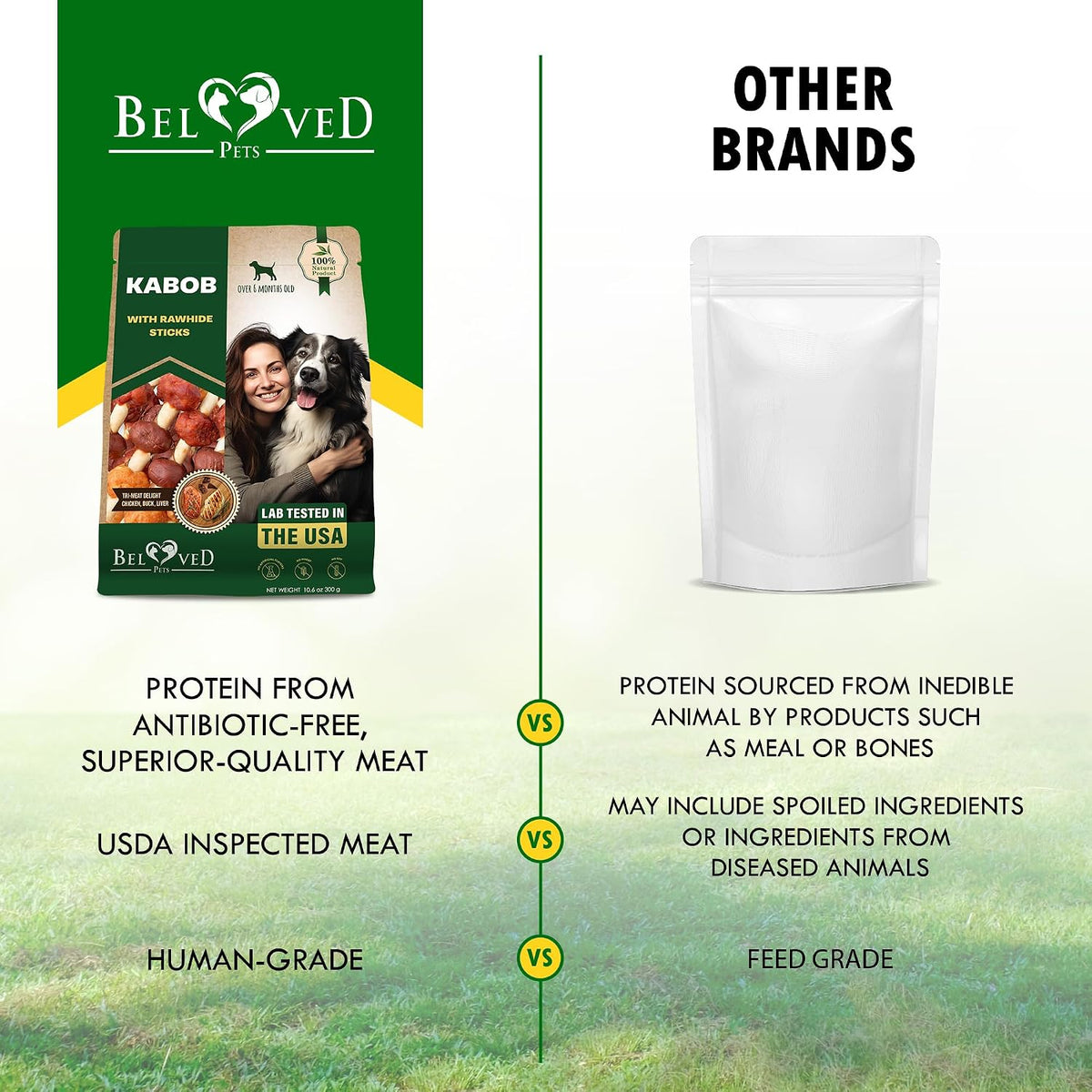 Beloved Pets dental health dog chews for plaque and tartar control