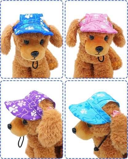 Side profile of Pet Show dog visor with adjustable strap