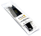 Side view of Pet Republique flea comb showing pin flexibility