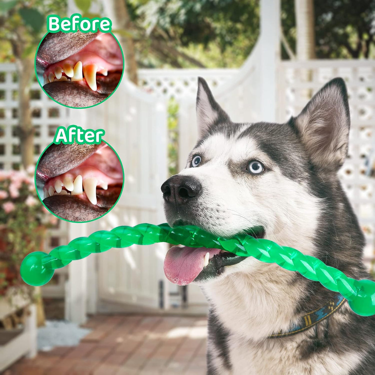 Ycozy thermoplastic rubber teething toy close up texture