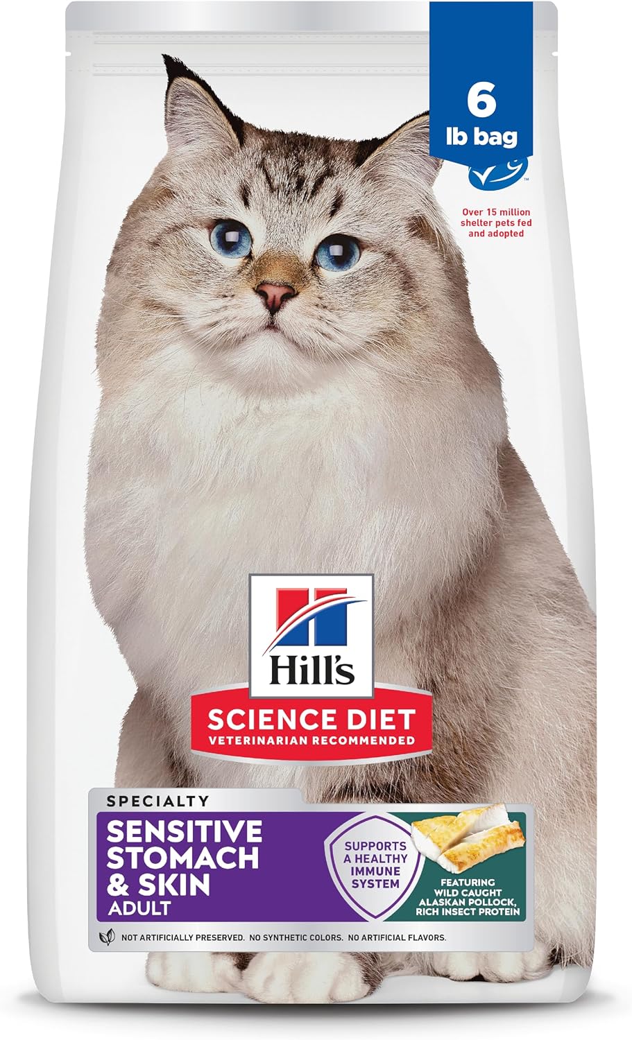Hill's Science Diet Sensitive Stomach & Skin Dry Cat Food - Image 14