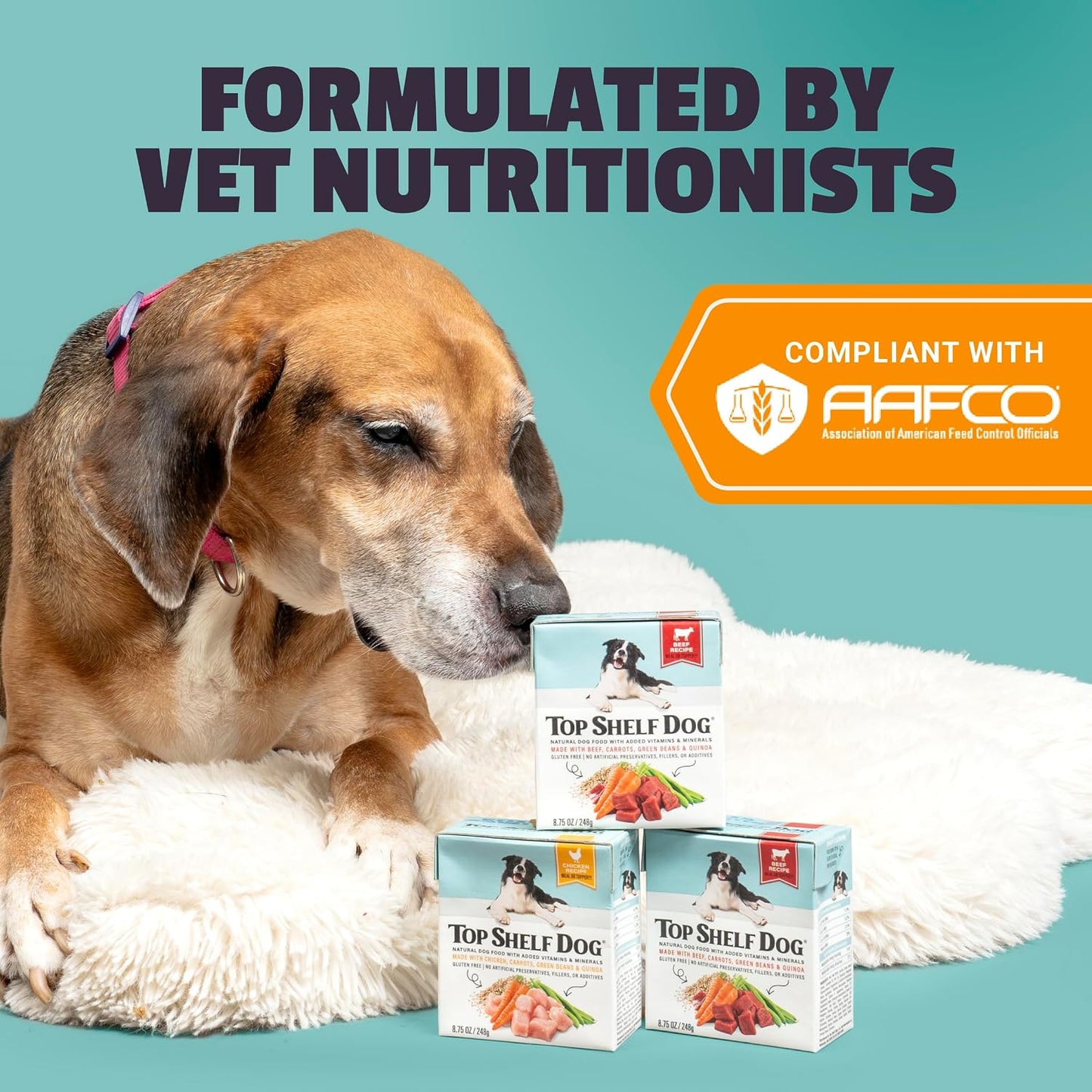 Top Shelf Dog chicken recipe for puppies and seniors
