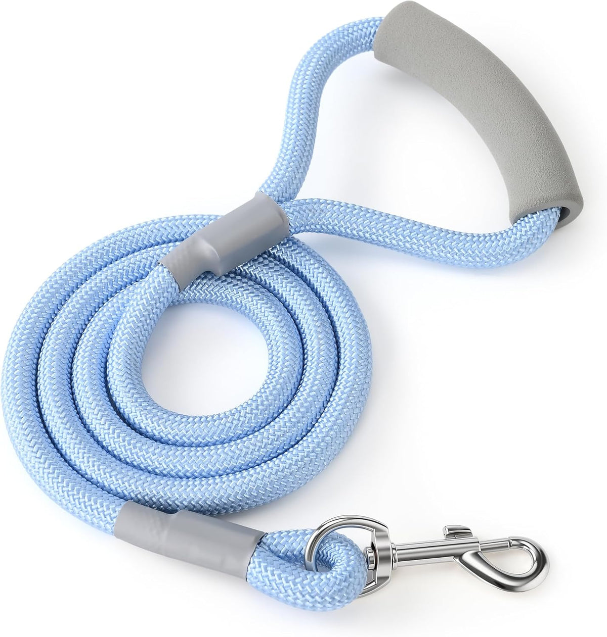 Mile High Life Dog Leash, with Comfortable Padded Handle, Pink Nylon Rope Leash with Steel Tips, Heavy Duty 5 Feet Pet Leashes (Pink,60 Inches) - Image 11