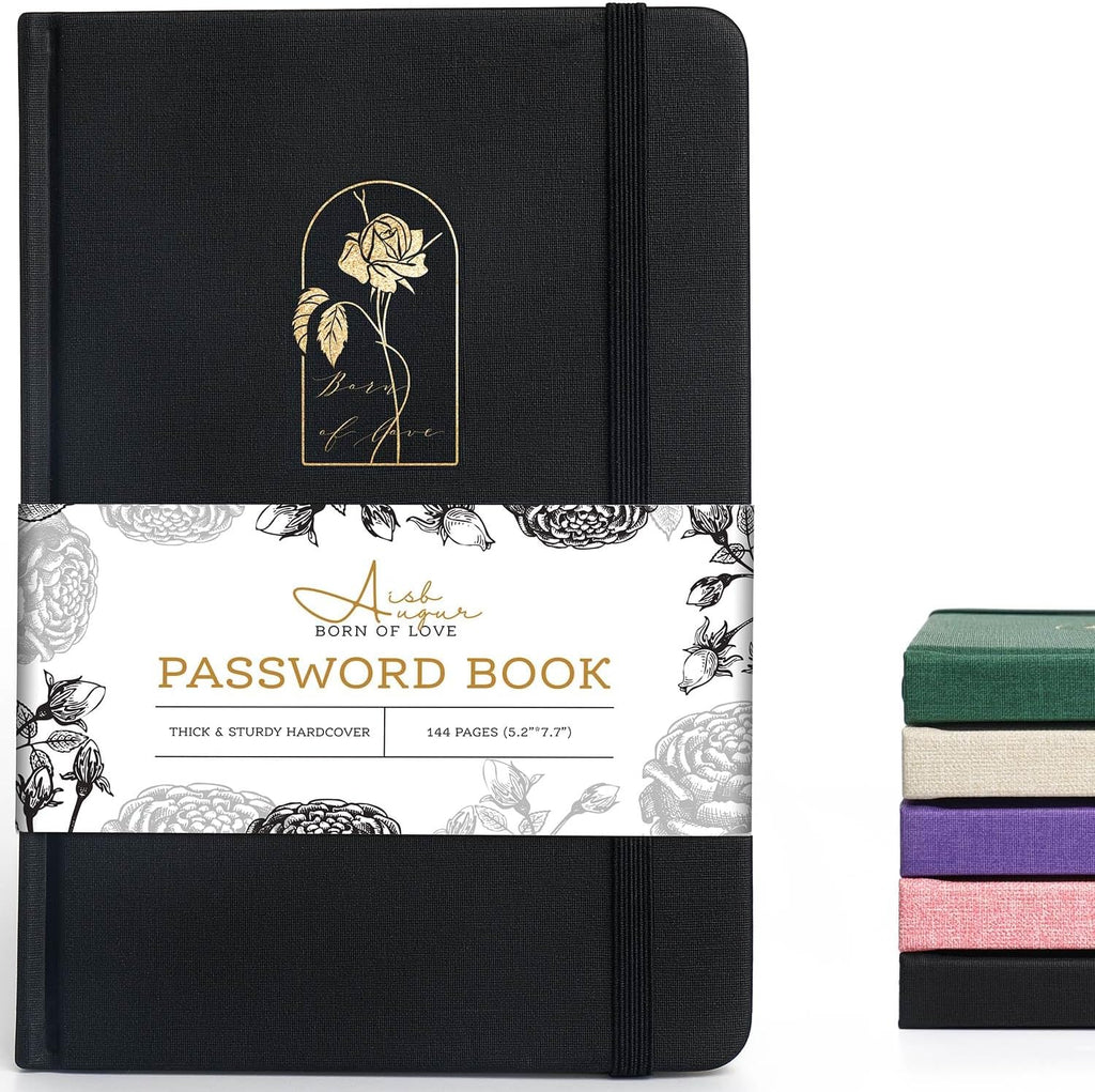 molekaus Password Book with tabs Password Keeper with Extra Password Space to Change Password. Medium Size Password Notebook for Home or Office for Internet Log In, 5.3 * 7.7in Light blue - Image 11