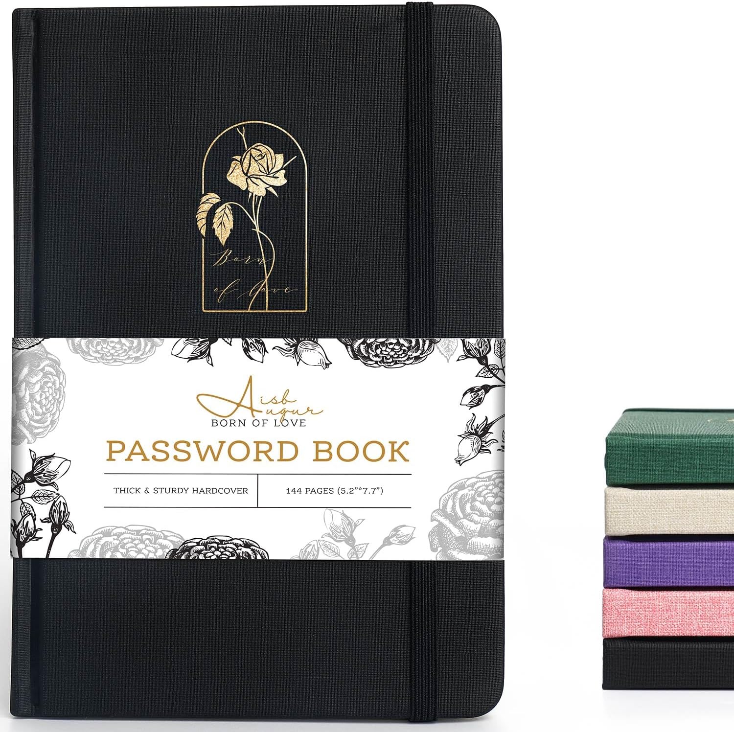 molekaus Password Book with Alphabetical Tabs Small Password Keeper with Extra Password Space to Change Password. Password Notebook for Home or Office for Internet Log In, 6.1 * 3.7in Orange - Image 9