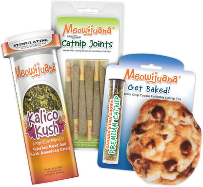 Meowijuana Meowi-Waui Bundle | King Size Catnip Rollies and Meowi-Waui | Hand Harvested and Rolled Dried High Potency Catnip | Grown in North America - Image 14