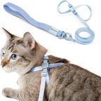 Cat Harness and Leash 2-in-1, Escape Proof Anti-Choking Harness Adjustable Lightweight Leash One-Piece Non-Detachable for Kitten Cats Outoor Walking Training, US IDA Bronze Award (Purple) - Image 10