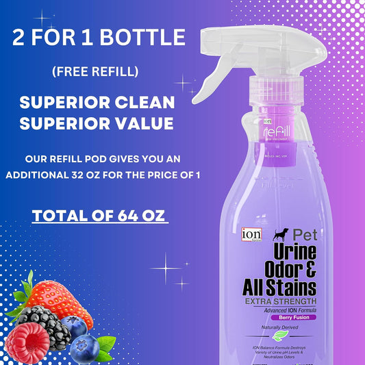 Ion Fusion 2-for-1 bottle and refill pod set
