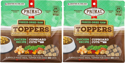 Primal Dog Food Toppers & Cat Food Toppers, Cupboard Cuts, Grain Free Meal Mixers with Probiotics, Raw Freeze Dried Dog Treats & Cat Treats, Great for Training (Beef, 18 oz) - Image 12