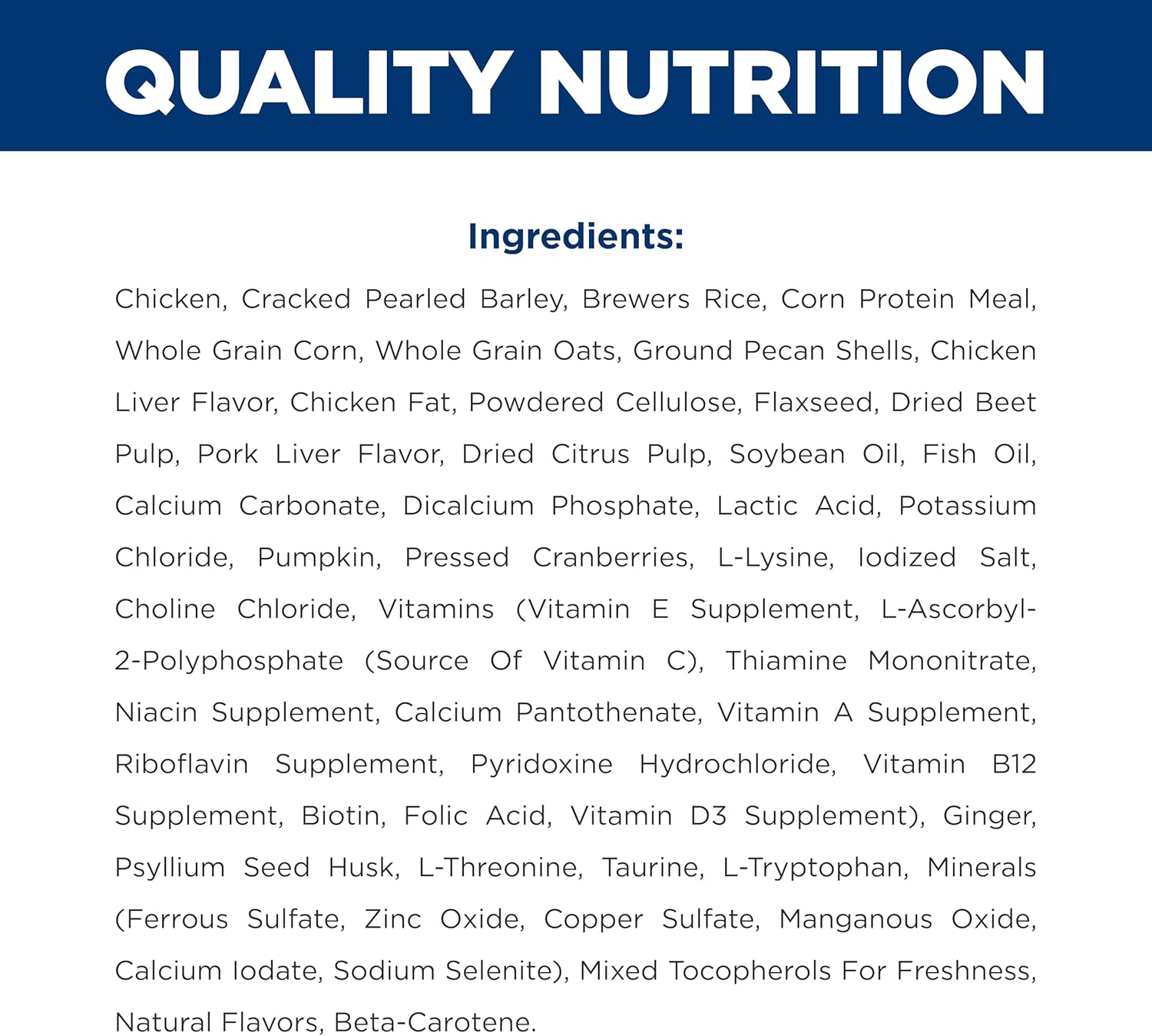 Hill's Prescription Diet gastrointestinal health formula for adult dogs.