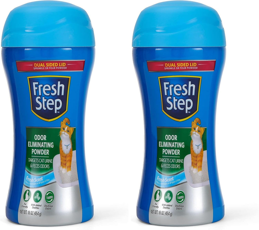 Authentic Fresh Step deodorizing powder for feline hygiene