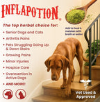 Back label of Glacier Peak Holistics Inflapotion showing ingredients