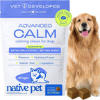 Native Pet Calming Chews for Dogs - Promotes Calming Effect, Supports Emotional Balance & Reduces Hyperactivity - Hemp Seed, Melatonin for Dogs, L-Theanine & Casein - Air-Dried 30 Chews - Image 15