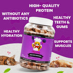 Premium grain free chicken heart treats for picky pets