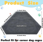 Detailed view of plush texture on CroBlissful dog mat