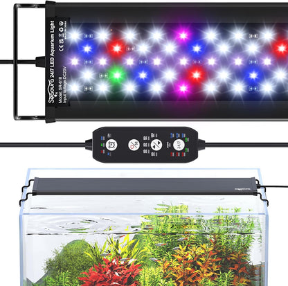 Seaoura aquarium light components and power adapter