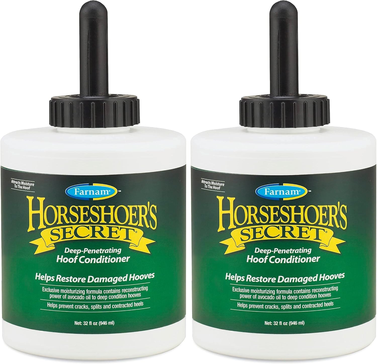 Farnam Horseshoer's Secret Deep-Penetrating Hoof Oil for Horses, Conditions Dry Hooves, Prevents Cracks, Splits & Contracted Heels, Contains Avocado, Glycerine & Mineral Oils, Fast Absorbing, 32 Oz - Image 11